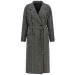 Brunello Cucinelli Check Tweed Coat