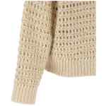 Brunello Cucinelli Dazzling Braids Sweater