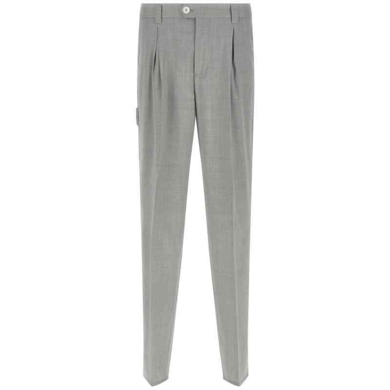 Brunello Cucinelli Mélange Wool Pants