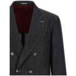 Brunello Cucinelli Double-breasted Denim Blazer