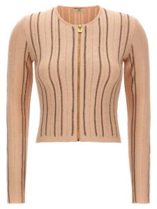 Elisabetta Franchi Cropped Knit Cardigan