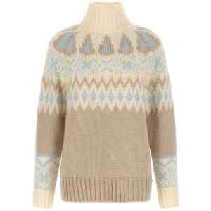 Herno Wool And Cashmere Sweater With Intarsia
