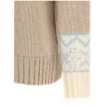 Herno Wool And Cashmere Sweater With Intarsia