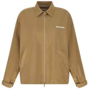 Miu Miu Tech Canvas Windbreaker