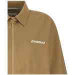 Miu Miu Tech Canvas Windbreaker