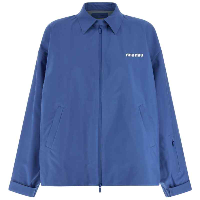 Miu Miu Tech Canvas Windbreaker
