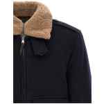 Brunello Cucinelli Cashmere Bomber Beaver