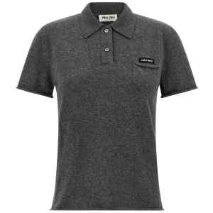 Miu Miu Cashmere Polo Shirt