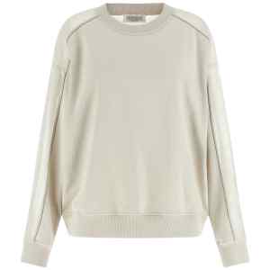 Brunello Cucinelli Organza And Monile Sweatshirt