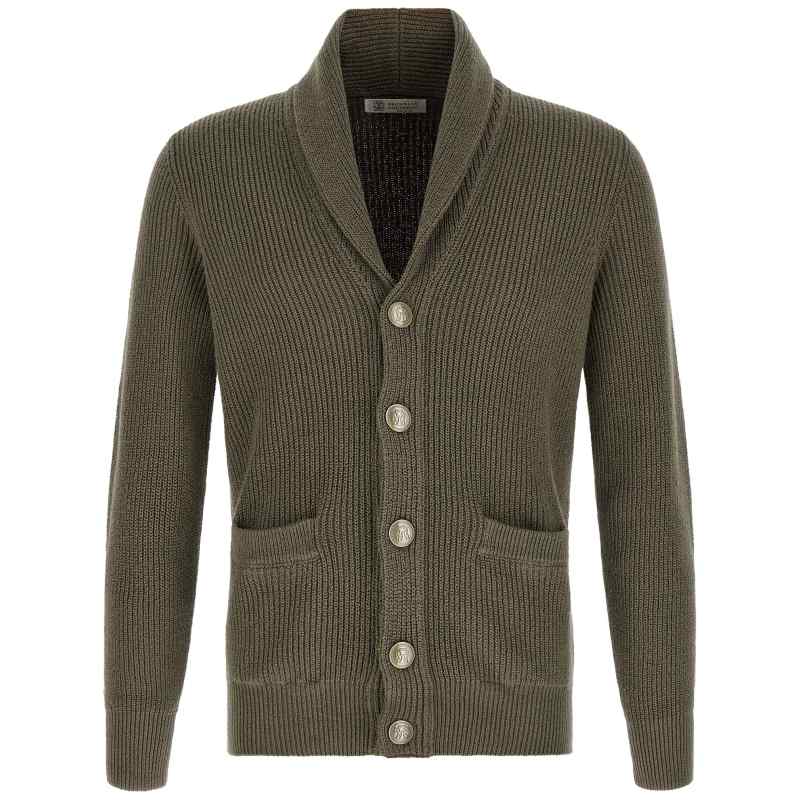 Brunello Cucinelli Malfilé Cotton Cardigan