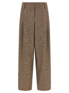 Brunello Cucinelli Prince Of Wales Lamé Pants