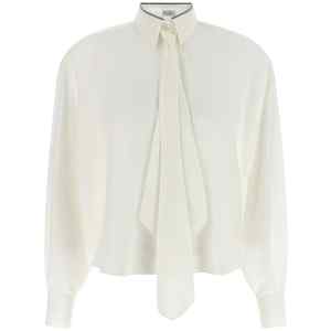 Brunello Cucinelli Shiny Collar Shirt