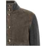 Brunello Cucinelli Suede And Wool Jacket