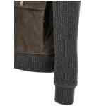 Brunello Cucinelli Suede And Wool Jacket
