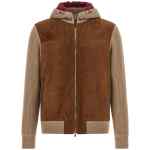 Brunello Cucinelli Suede And Cashmere Bomber Jacket