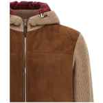 Brunello Cucinelli Suede And Cashmere Bomber Jacket