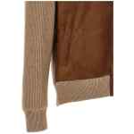 Brunello Cucinelli Suede And Cashmere Bomber Jacket