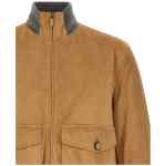 Brunello Cucinelli Padded Suede Bomber Jacket
