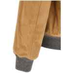 Brunello Cucinelli Padded Suede Bomber Jacket