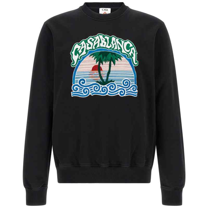 MPF26JTP29301PALMTREEEMBLEM_01_M_2026-07-17T09-11-08.375Z Casablanca Palm Tree Emblem Embroidered Sweatshirt