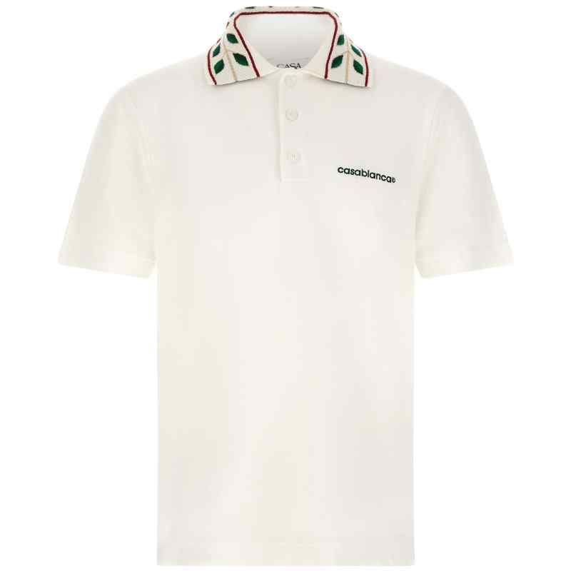 MPF26JTP49901WHITE_01_M_2026-07-21T09-19-23.885Z Casablanca Laurel Polo Shirt