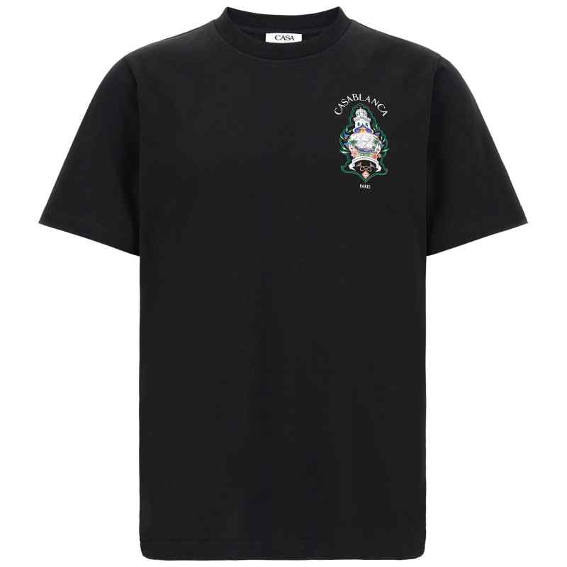 MPF26JTS00102HOTELEMBLEM_01_M_2026-07-17T09-11-12.024Z-1 Casablanca T-shirt With Hotel Emblem Print