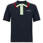 Casablanca Knit Polo Shirt With Zip