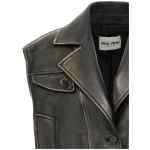 Miu Miu Logo Nappa Vest