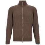 Brunello Cucinelli High Neck Cardigan With Zip