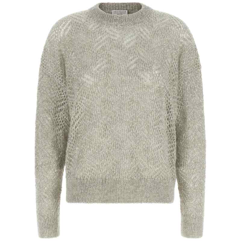 MRG562500CBV65_01_M_2026-09-08T08-14-44.755Z Brunello Cucinelli Dazzling Abstract Leaf Sweater