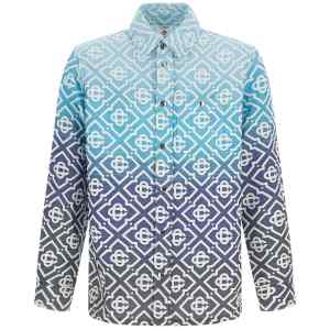 Casablanca Shacket Monogram Gradient Jacquard