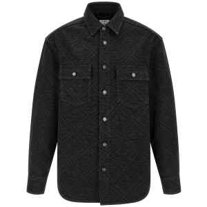 Casablanca Laser Monogram Denim Overshirt