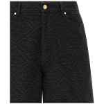 Casablanca Laser Monogram Denim Bermuda Shorts