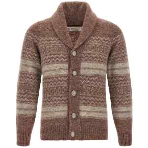 Brunello Cucinelli Nordic Jacquard Cardigan