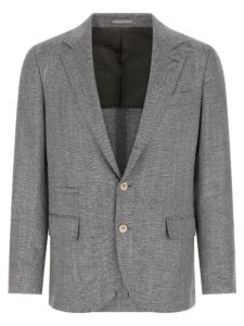 Brunello Cucinelli Deconstructed Single-breasted Blazer