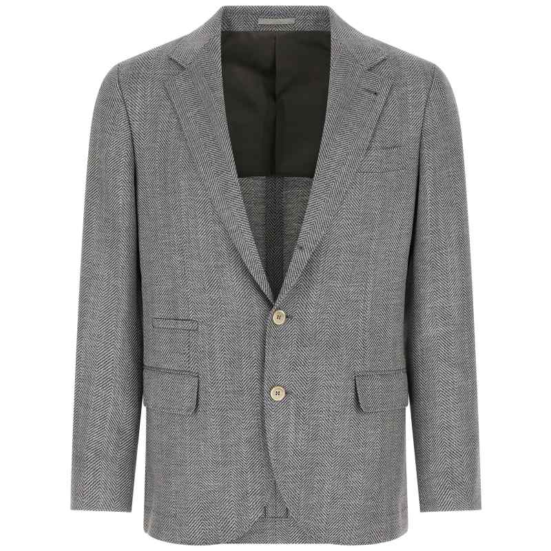 Brunello Cucinelli Deconstructed Single-breasted Blazer