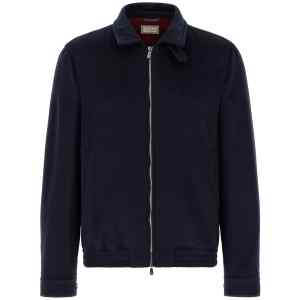 Brunello Cucinelli Wool Bomber Beaver