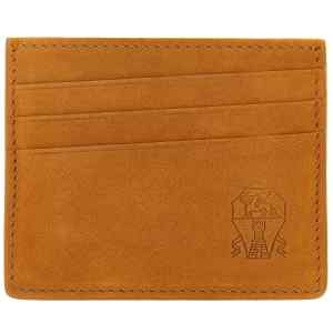 Brunello Cucinelli Suede Card Holder