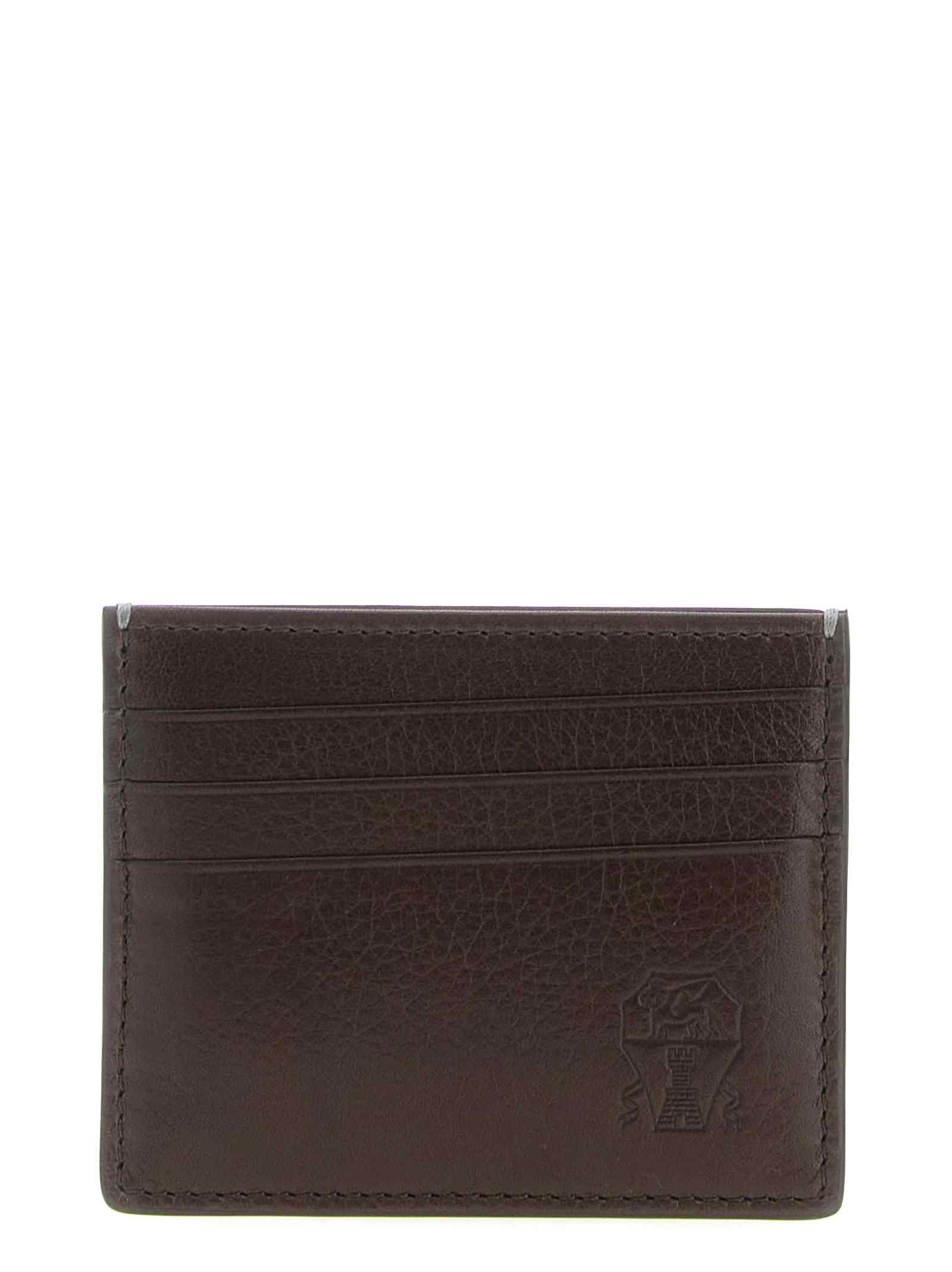 Brunello Cucinelli Leather Cardholder