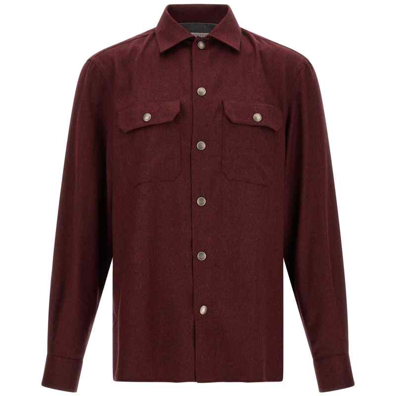 MY6660721C063_01_M_2026-09-24T07-16-44.966Z Brunello Cucinelli Flannel Overshirt