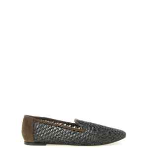 Brunello Cucinelli Embroidery Mesh Loafers
