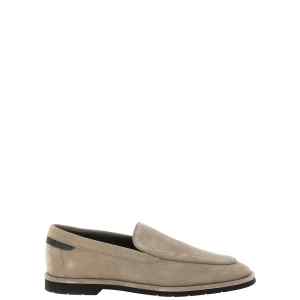 Brunello Cucinelli Monile Suede Loafers