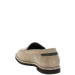 Brunello Cucinelli Monile Suede Loafers