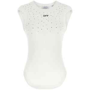 Off White Top Swarowski