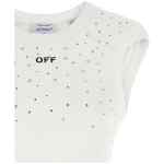 Off White Top Swarowski