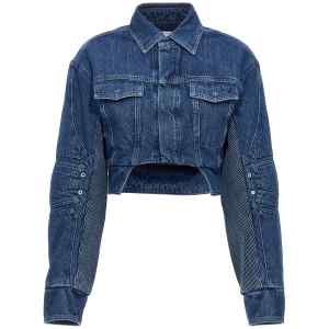 Off White Motorcycle Denim Jacket