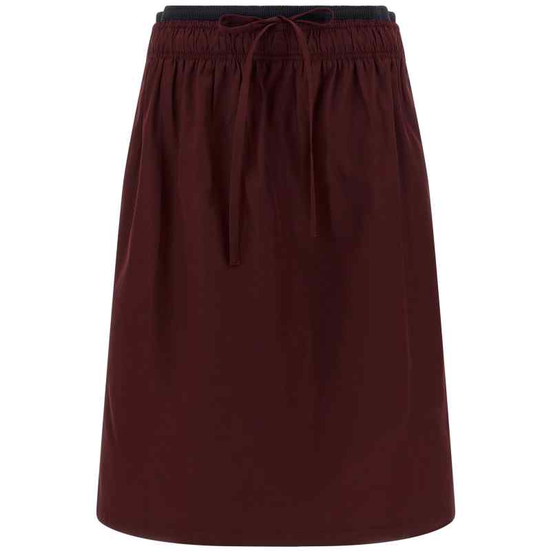 P197ZSOOO187PF0403_01_M_2026-01-13T08-45-55.049Z Prada Double Layer Elastic Skirt