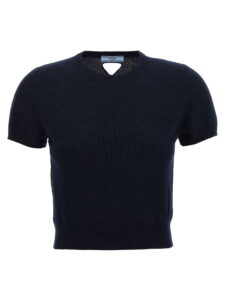 Prada Cut-out Logo Sweater