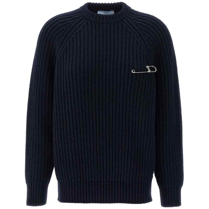 P24S2PSOOO172EF0008_01_M_2025-07-02T09-33-27.374Z Prada Pin Sweater