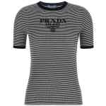 Prada Striped Silk T-shirt
